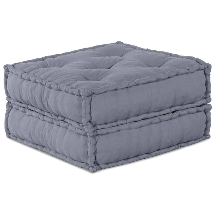 Modulsofa Enhet 2 St Tyg Grå 140 X 70 X 36 Cm
