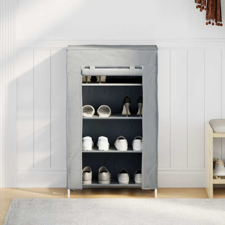 Skoskåp Grått 60,5X30X97 Cm Fiberduk