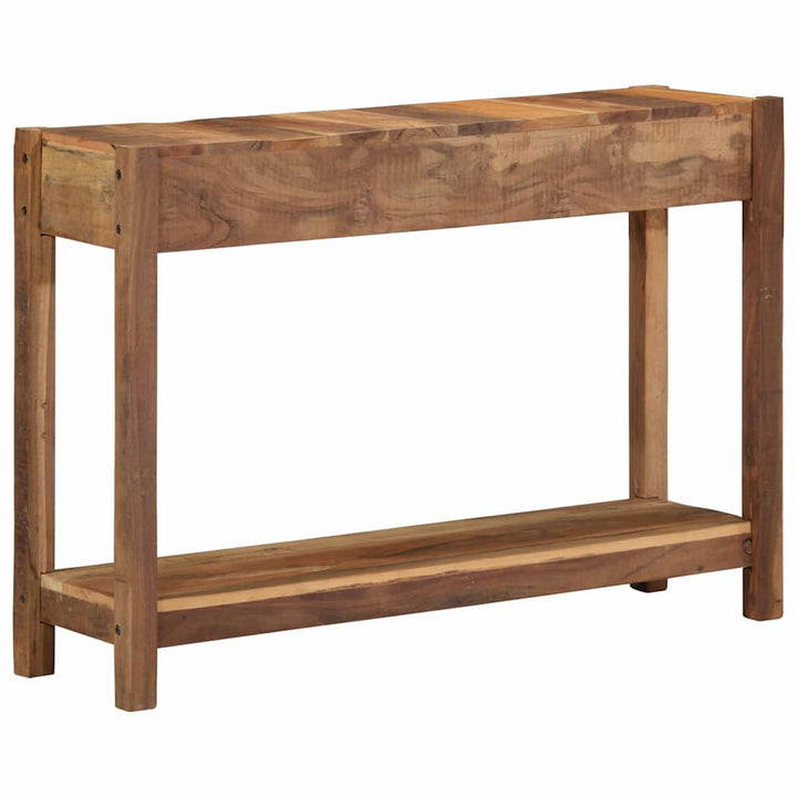 Konsolbord Brun 107 X 33 X 76 Cm Solid Återvunnen Trä