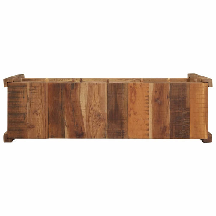 Konsolbord Brun 107 X 33 X 76 Cm Solid Återvunnen Trä