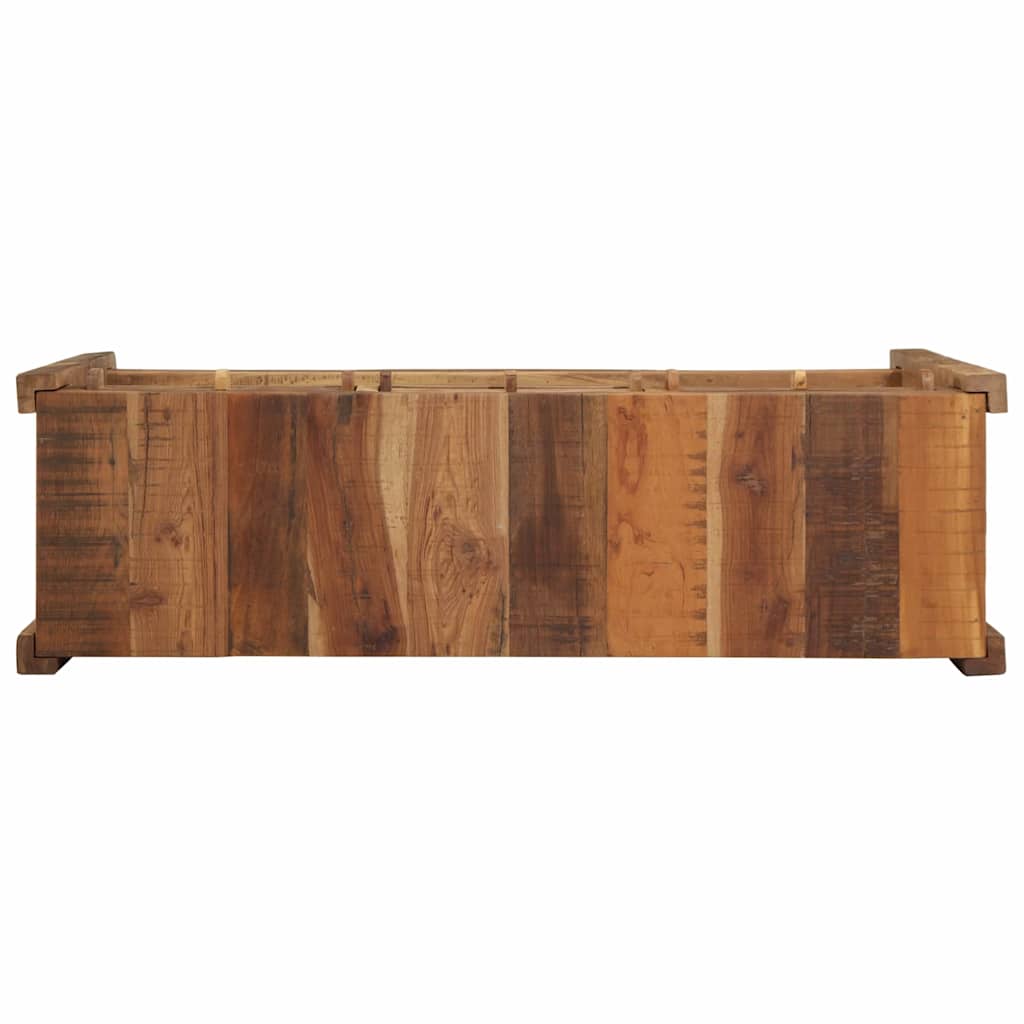 Konsolbord Brun 107 X 33 X 76 Cm Solid Återvunnen Trä