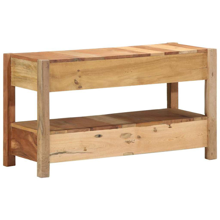 Tv-Skåp Med Låda Brun 83 X 33 X 46 Cm Solid Återvunnen Trä
