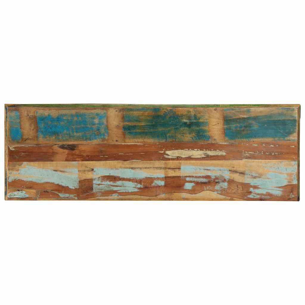 Skoskåp 110 X 35 X 40 Cm Solid Återvunnen Trä Brun