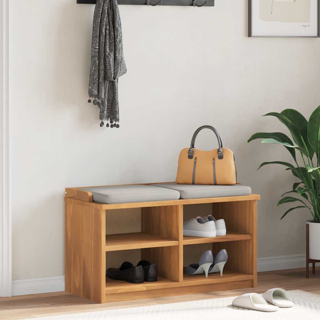 Hallbänk Sandnes 87X40X50 Cm Massiv Trä Furu
