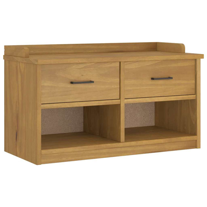 Hallbänk Sandnes 87X40X50 Cm Massiv Trä Furu