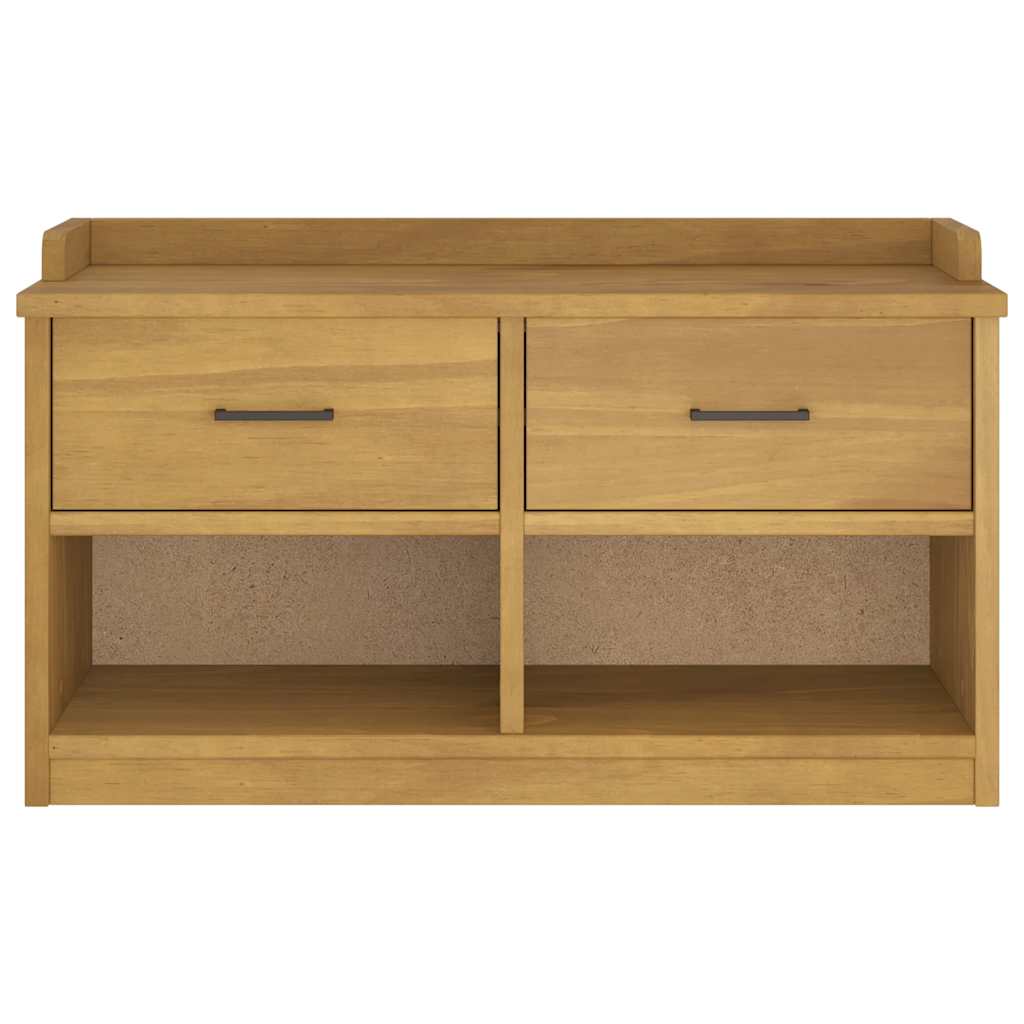 Hallbänk Sandnes 87X40X50 Cm Massiv Trä Furu