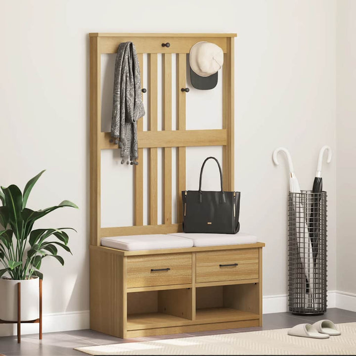 Hallgran &amp;quot;Sandnes&amp;quot; 45X40X159,5 Cm Massiv Trä Furu
