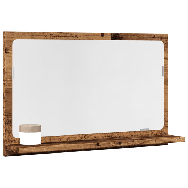 Badrumsspegel 40X10,5X37 Cm Konstruerat Trä