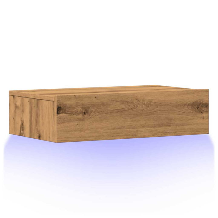 Tv-Bänk Med Led-Belysning 60X35X15,5 Cm