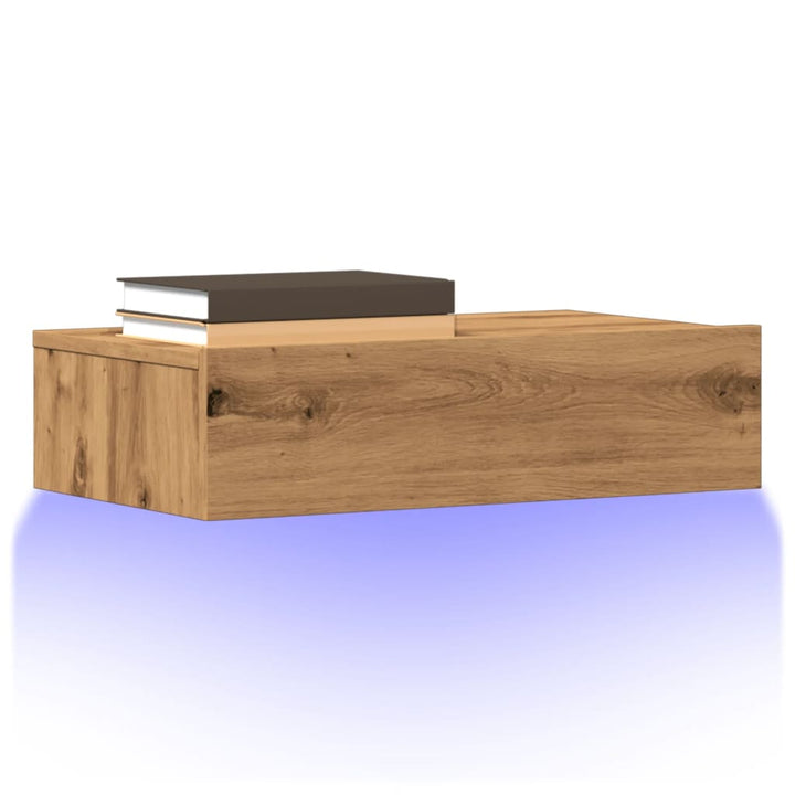 Tv-Bänkar Med Led-Belysning 2 St 60X35X15,5 Cm