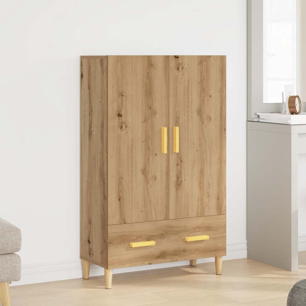 Högskåp 70X31X115 Cm Konstruerat Trä