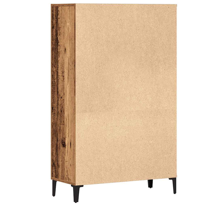 Högskåp Åldrat Trä 70X31X115 Cm Konstruerat Trä