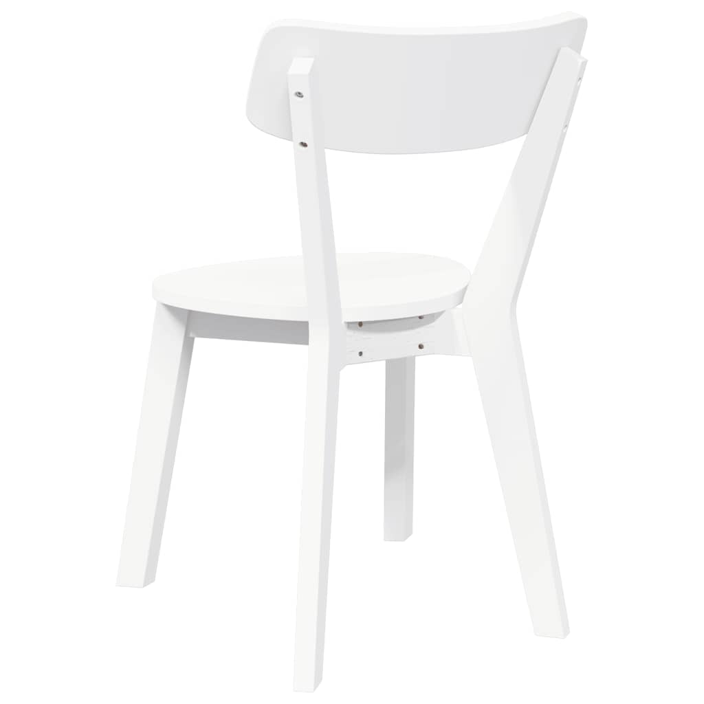 Matstolar 2 St T Massivt Trä Gummi