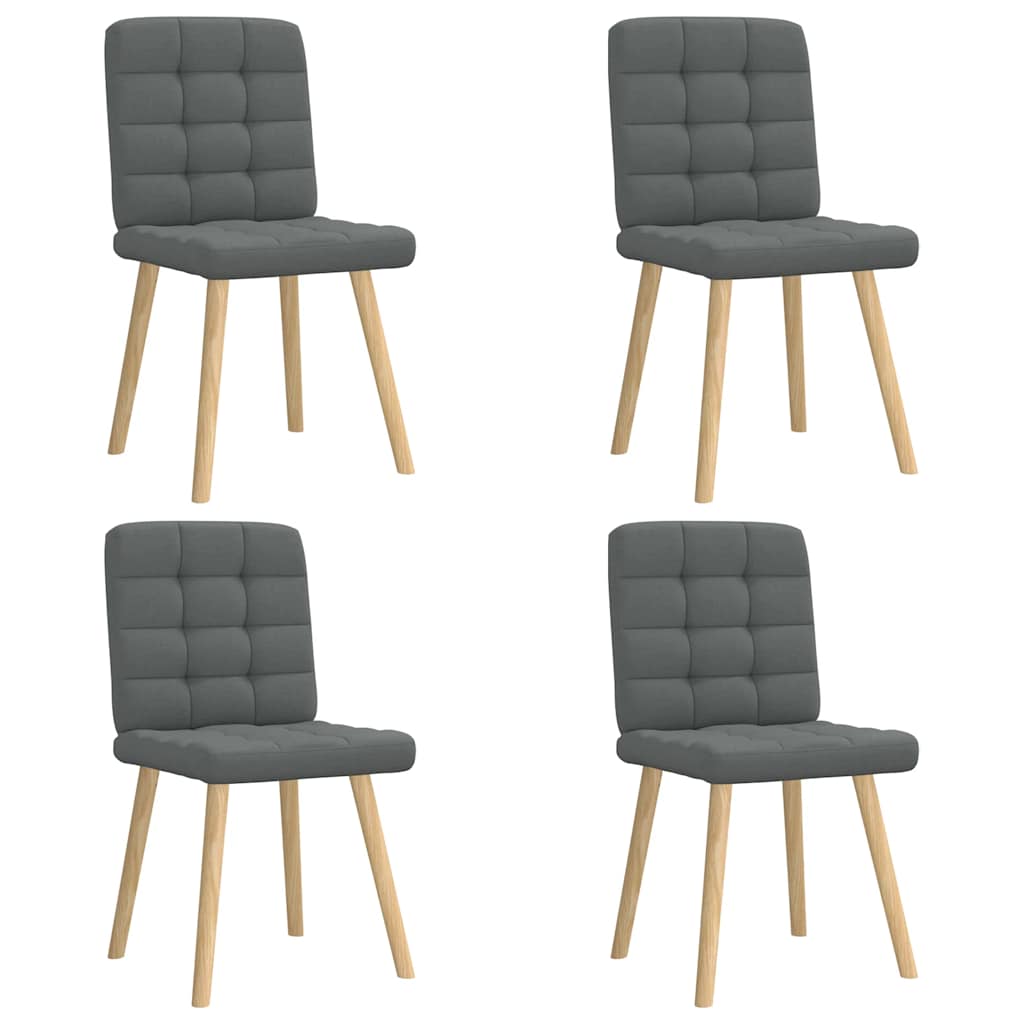 Matstolar 4 St Jeans Blått Tyg