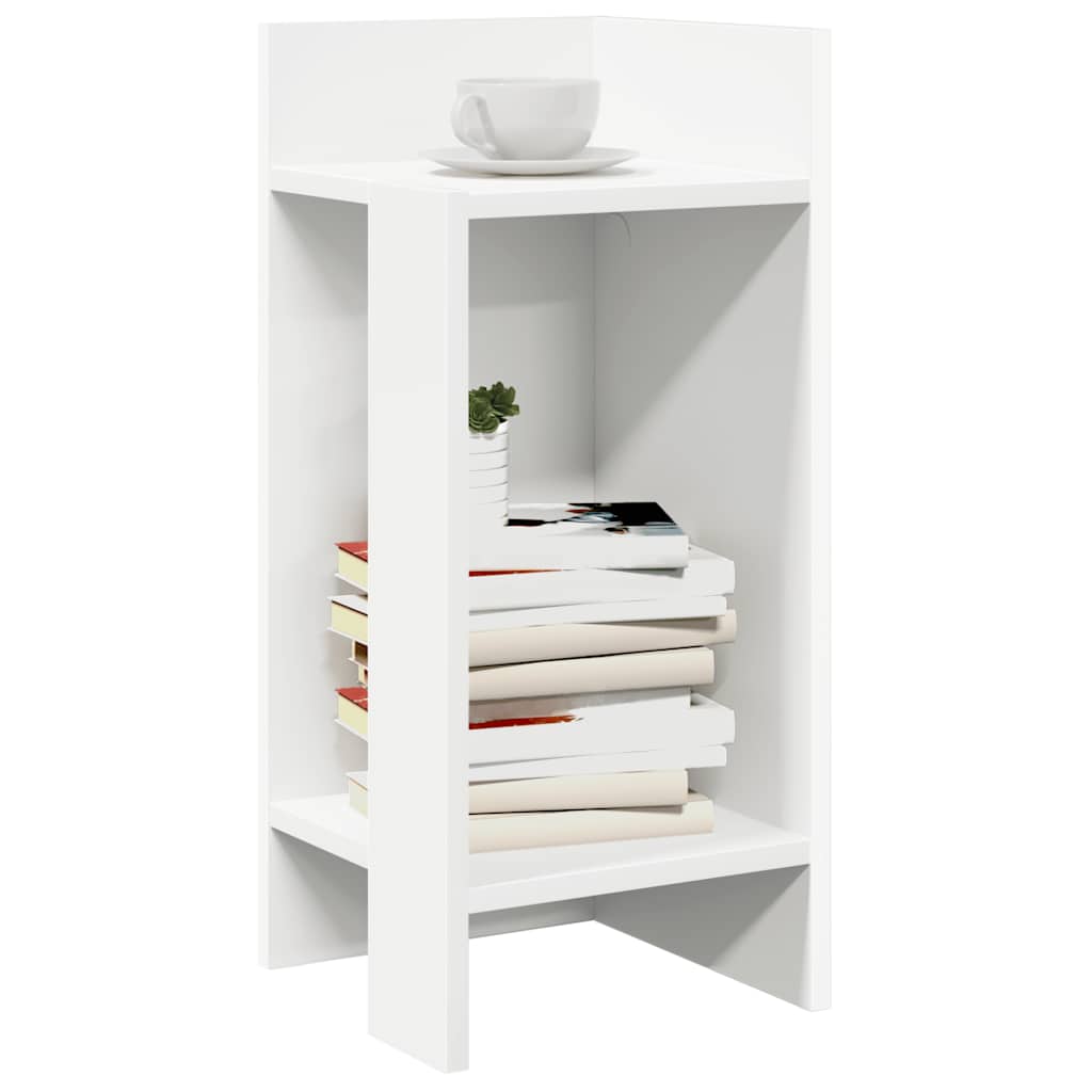 Sidobord 2 St Med Hylla 25,5X27X60 Cm
