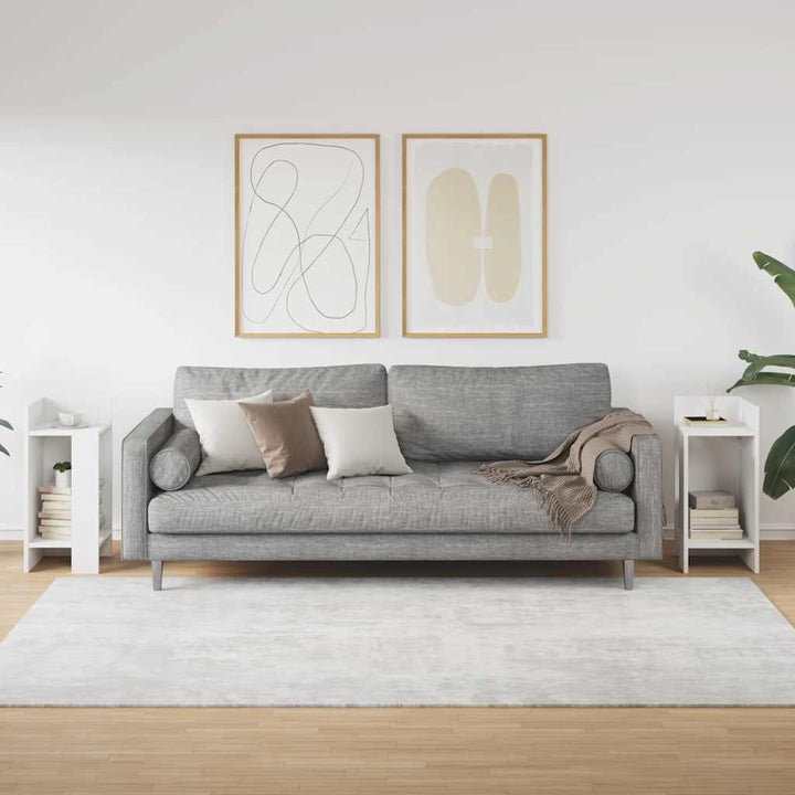 Sidobord 2 St Med Hylla 25,5X27X60 Cm