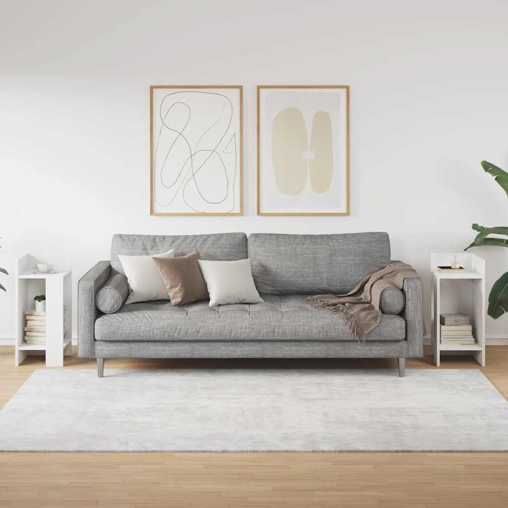 Sidobord 2 St Med Hylla 25,5X27X60 Cm