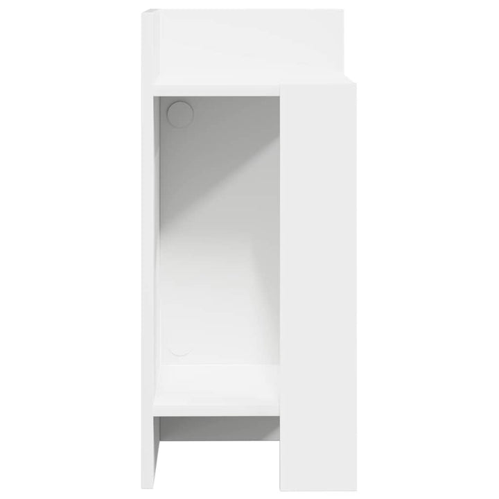 Sidobord 2 St Med Hylla 25,5X27X60 Cm