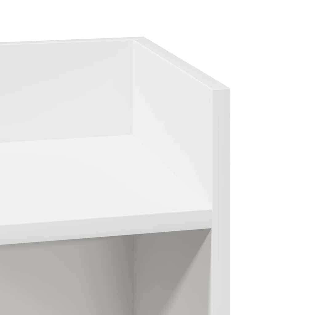 Sidobord 2 St Med Hylla 25,5X27X60 Cm