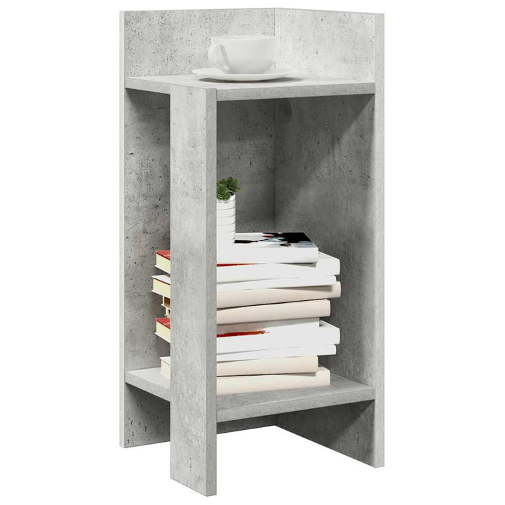 Sidobord 2 St Med Hylla 25,5X27X60 Cm