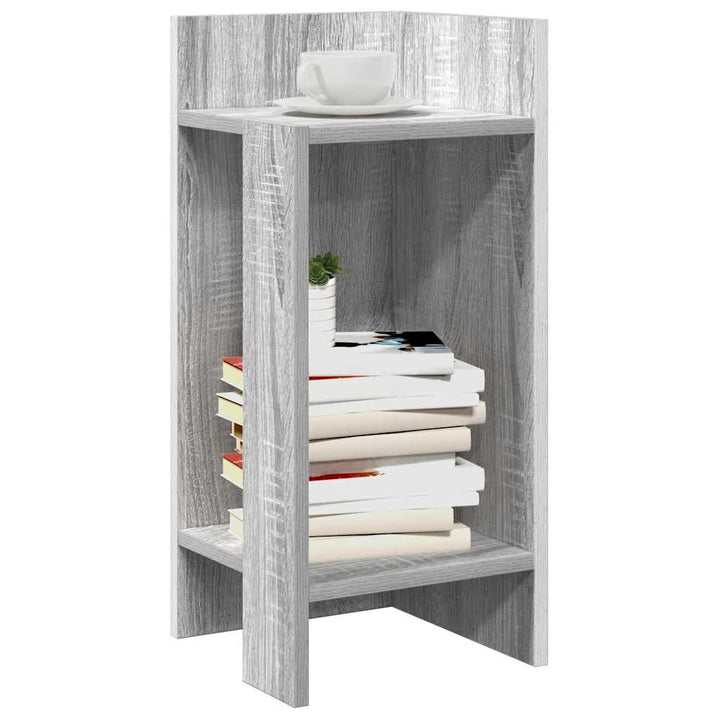 Sidobord 2 St Med Hylla 25,5X27X60 Cm