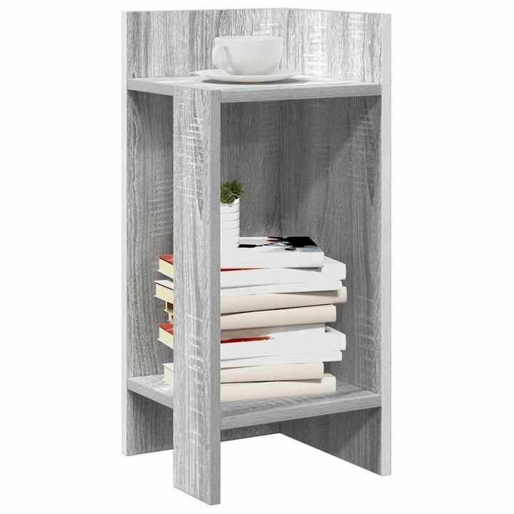 Sidobord 2 St Med Hylla 25,5X27X60 Cm