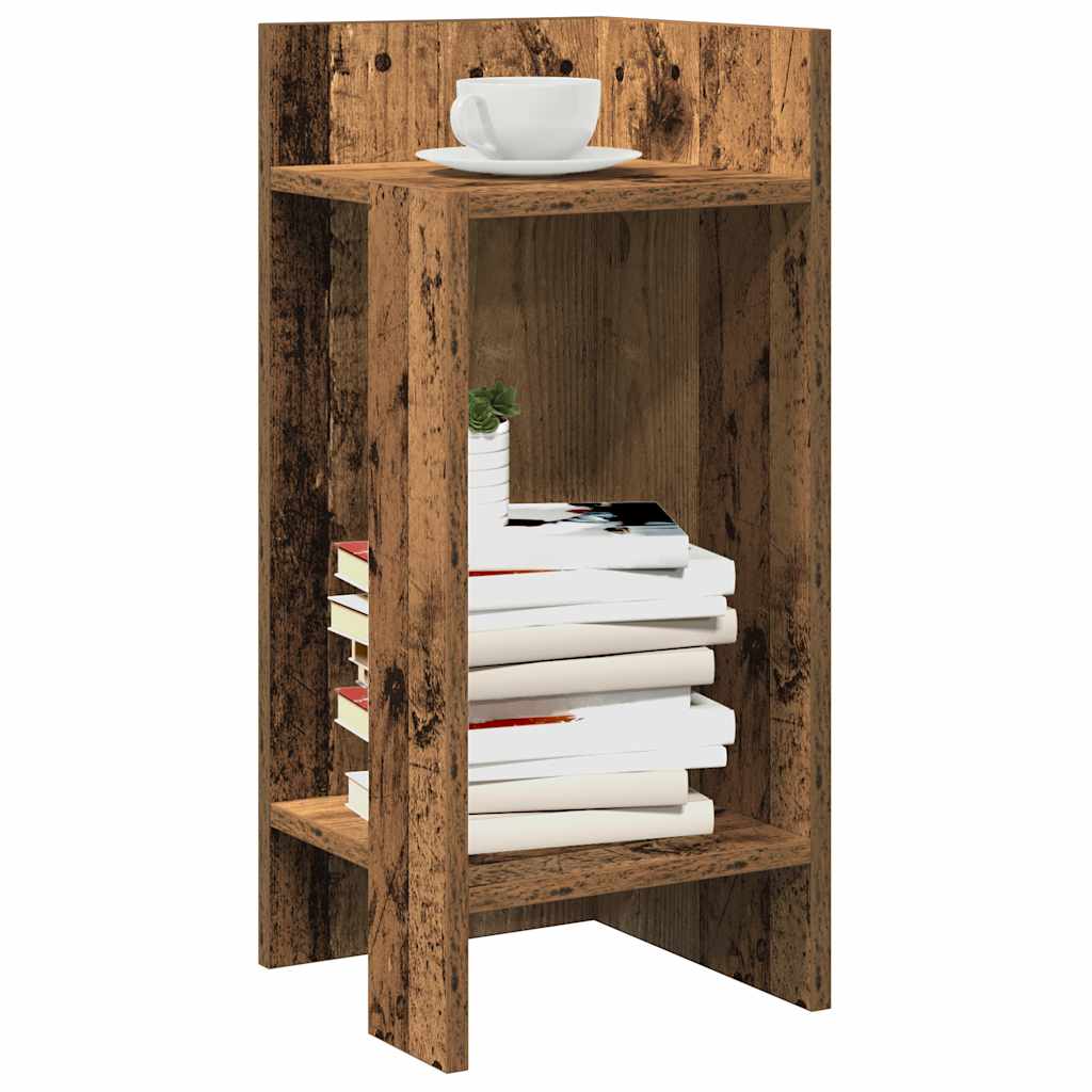 Sidobord 2 St Med Hylla 25,5X27X60 Cm