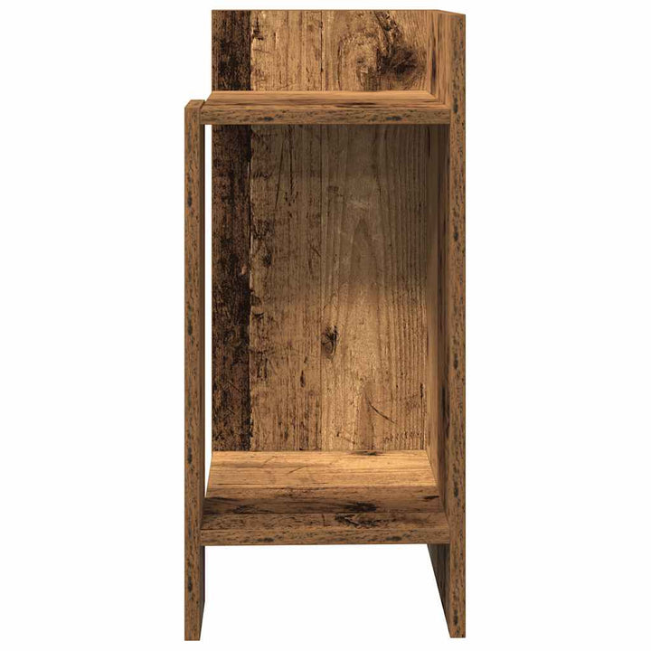 Sidobord 2 St Med Hylla 25,5X27X60 Cm