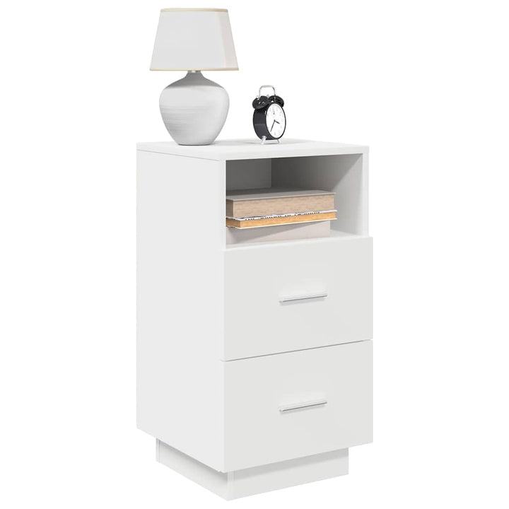 Sängbord 2 St Med 2 Lådor Sonoma-Ek 36X36X68 Cm