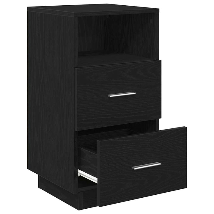 Sängbord 2 St Med 2 Lådor 36X36X68 Cm