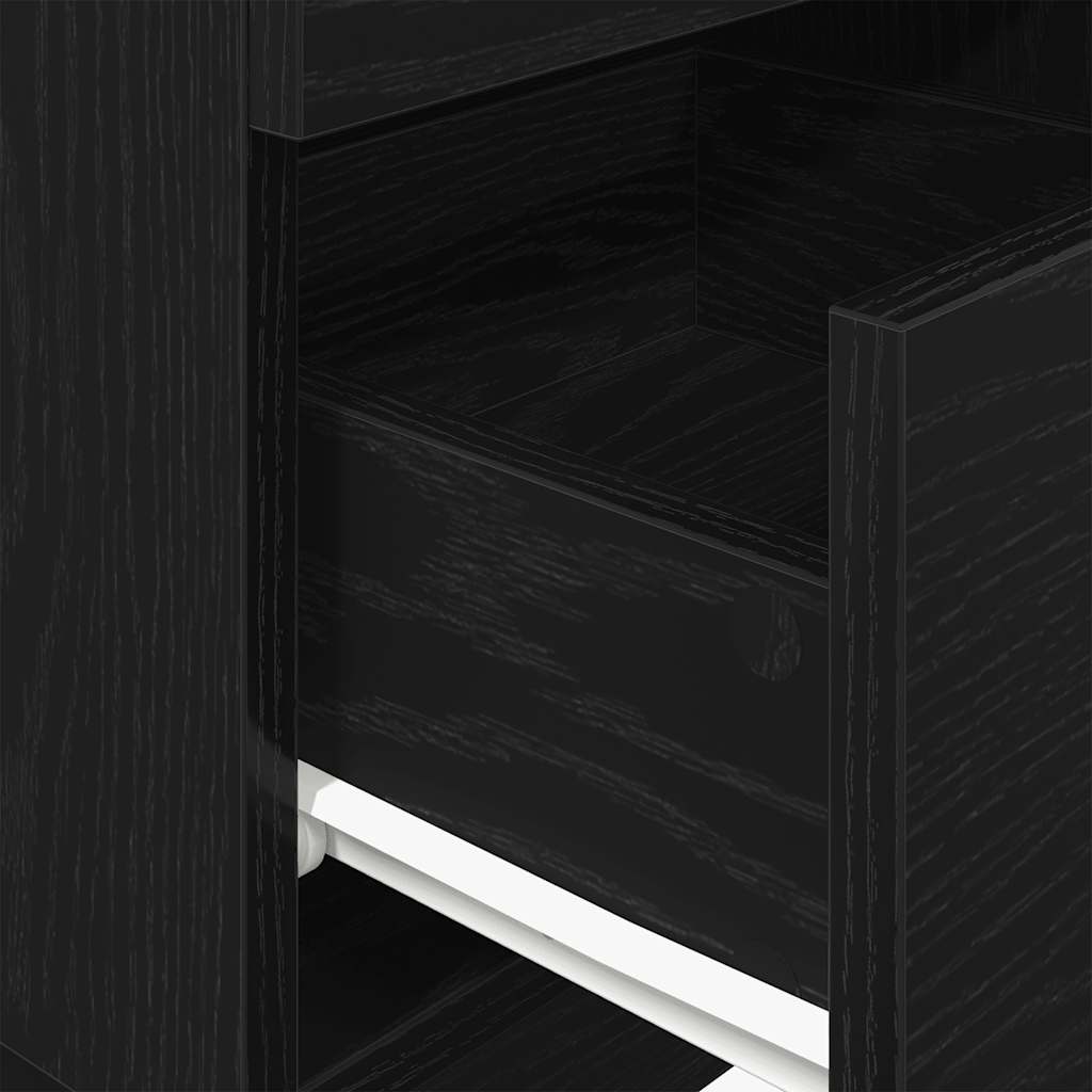 Sängbord 2 St Med 2 Lådor 36X36X68 Cm
