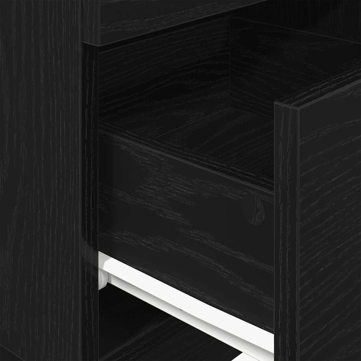 Sängbord 2 St Med 2 Lådor 36X36X68 Cm