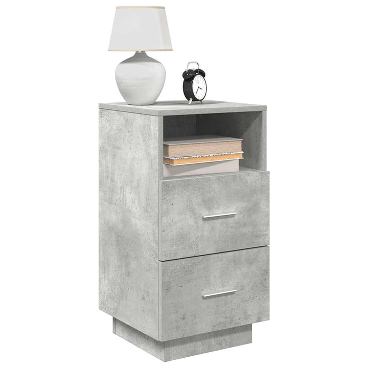 Sängbord 2 St Med 2 Lådor Sonoma-Ek 36X36X68 Cm
