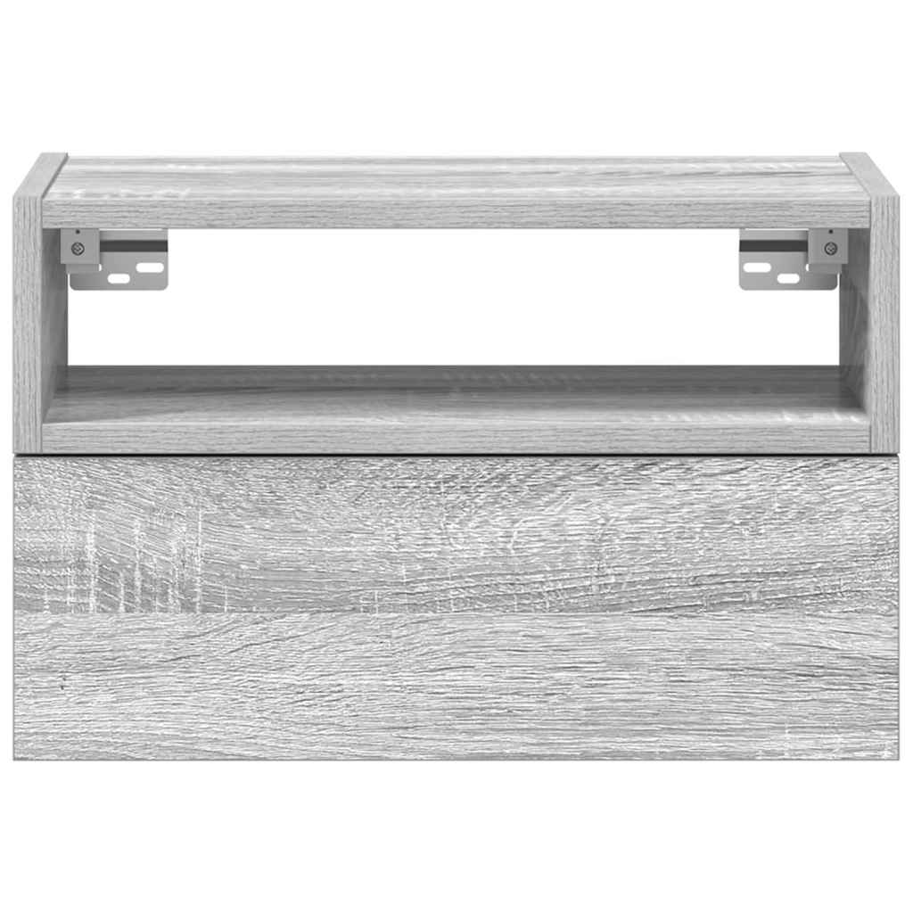 Väggmonterat Sängbord 45X26X28,5 Cm