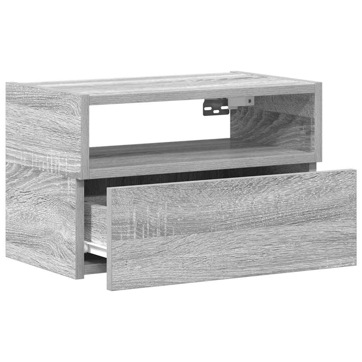 Väggmonterat Sängbord 45X26X28,5 Cm