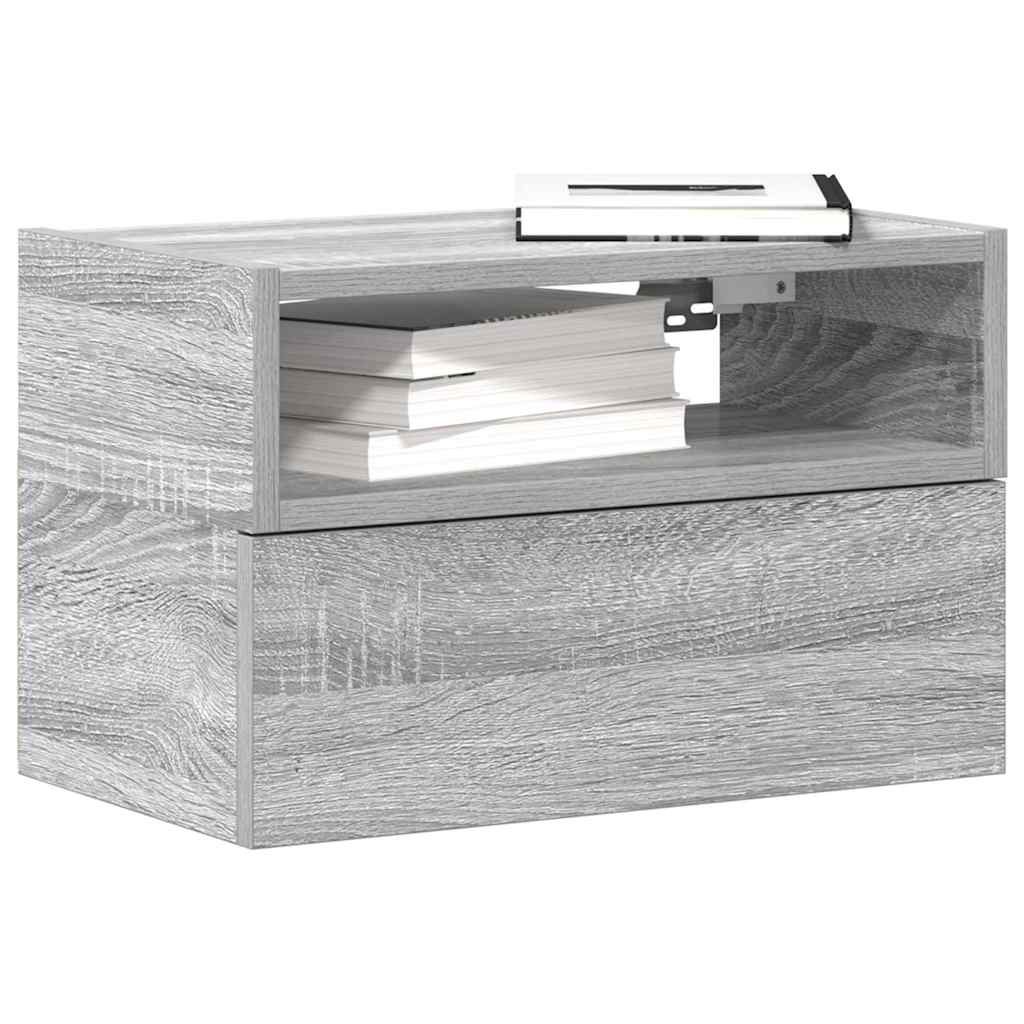 Väggmonterade Sängbord 45X26X28,5 Cm