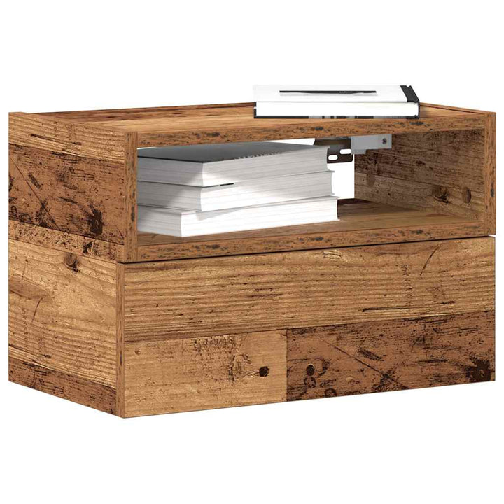 Väggmonterade Sängbord 45X26X28,5 Cm