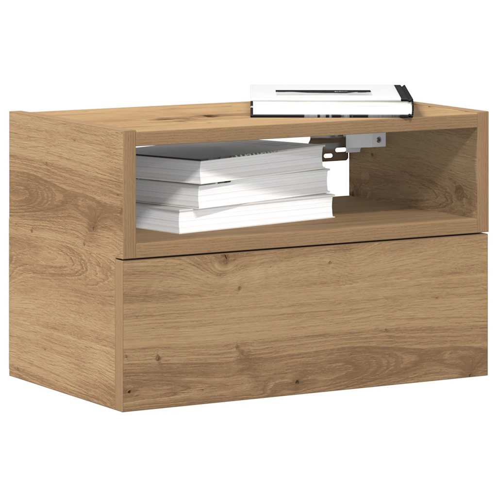 Väggmonterade Sängbord 45X26X28,5 Cm