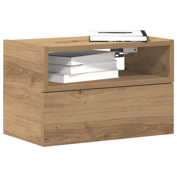 Väggmonterade Sängbord 45X26X28,5 Cm
