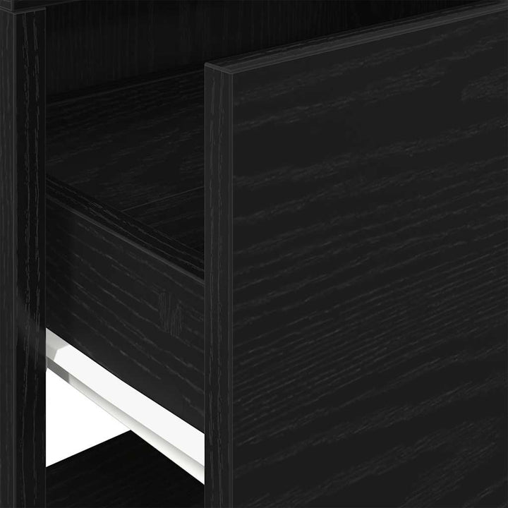 Sängbord Med Låda Ek 51X31X47 Cm