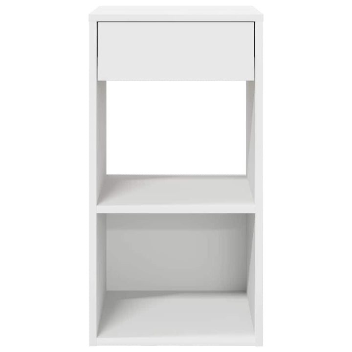 Sängbord 2 St Med Låda 35X34X66,5 Cm