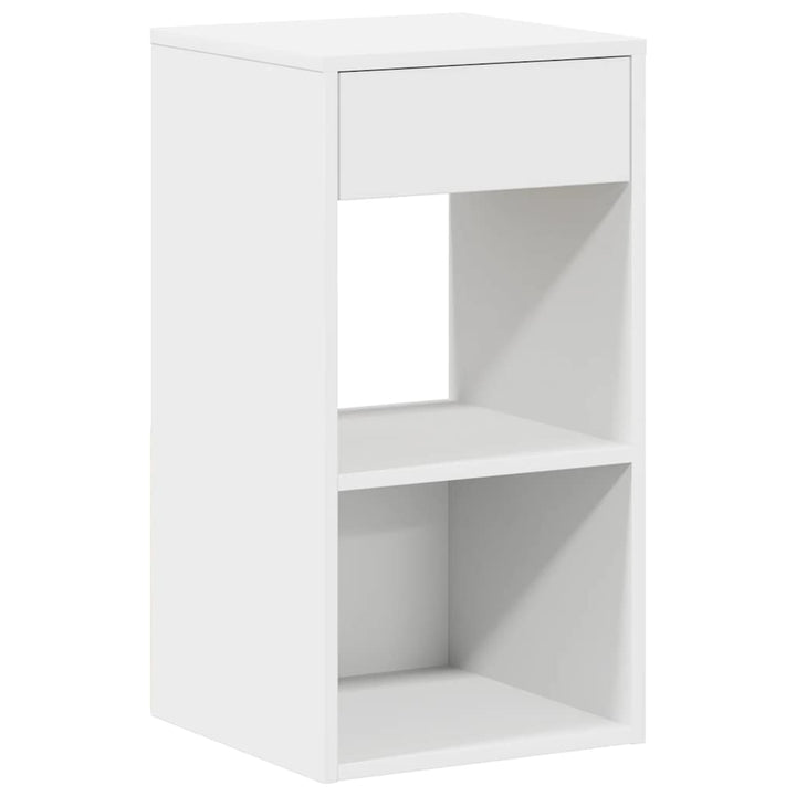 Sängbord 2 St Med Låda 35X34X66,5 Cm