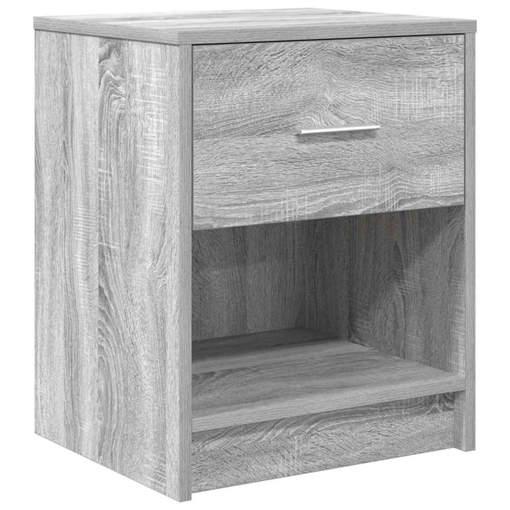Sängbord 2 St Med Låda 40X34X50 Cm