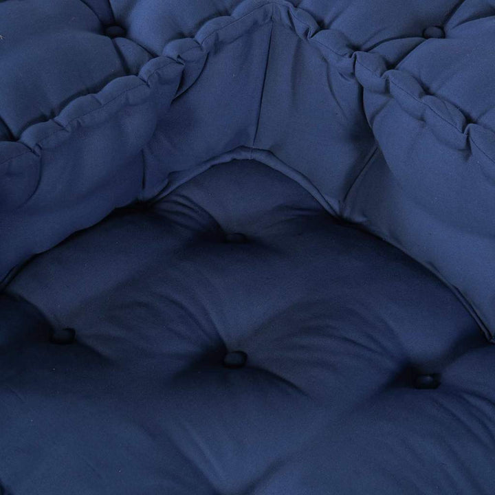 Modulsofa Enhet Tyg Indigo 70 X 70 X 56 Cm