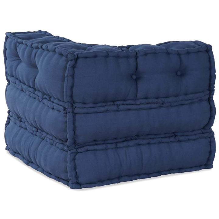 Modulsofa Enhet Tyg Indigo 70 X 70 X 56 Cm