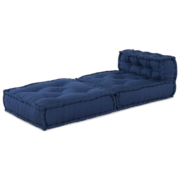 Modulsofa Enhet Tyg Indigo 70 X 70 X 56 Cm