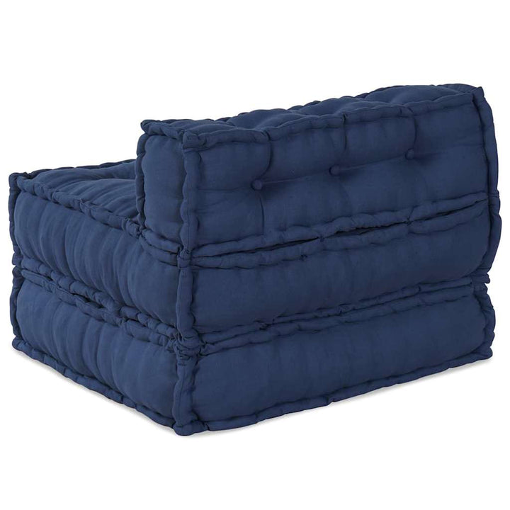 Modulsofa Enhet Tyg Indigo 70 X 70 X 56 Cm