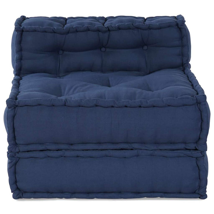 Modulsofa Enhet Tyg Indigo 70 X 70 X 56 Cm
