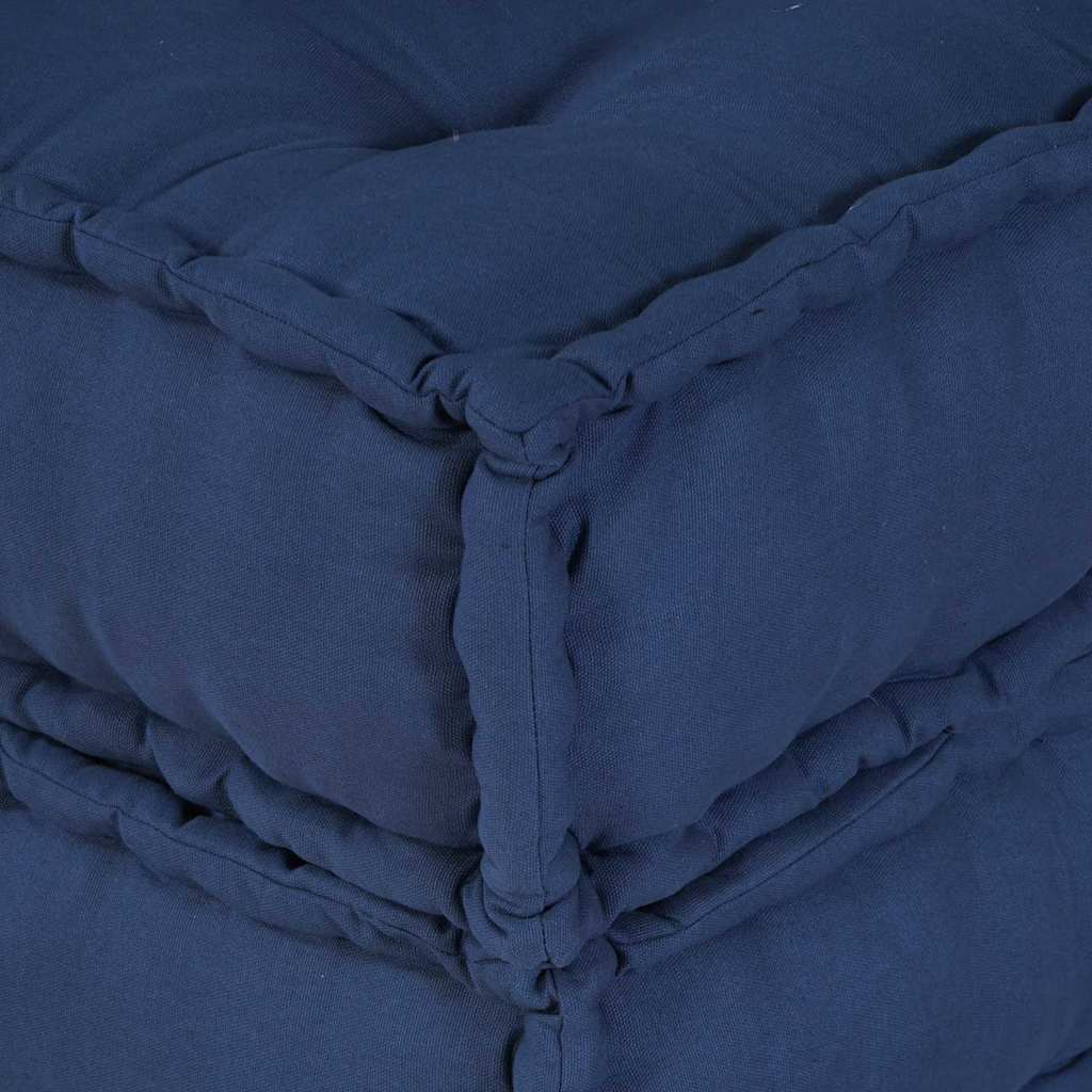 Modulsofa Enhet Tyg Indigo 70 X 70 X 36 Cm