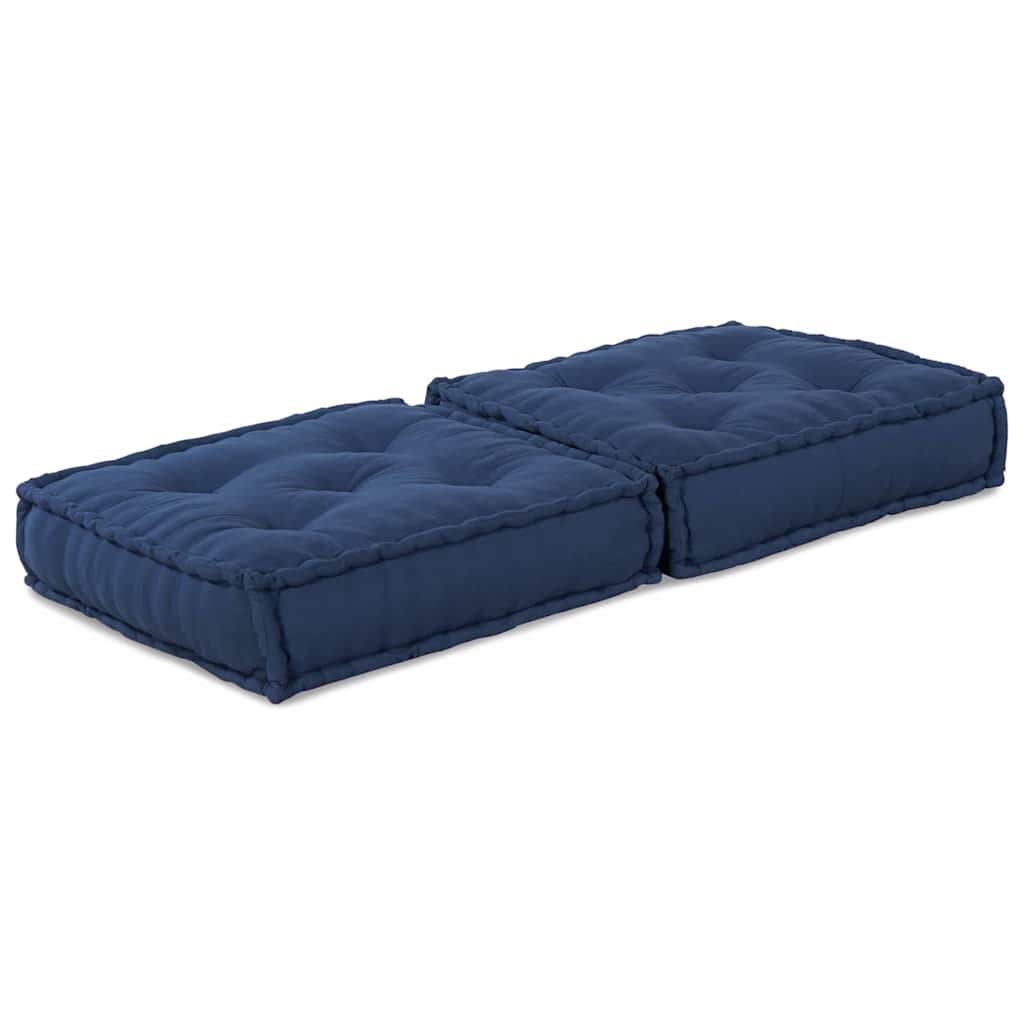 Modulsofa Enhet Tyg Indigo 70 X 70 X 36 Cm